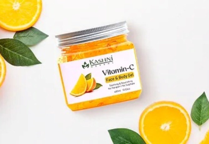 Kashni herbal Hydrating Vitamin C Face and Body Gel 