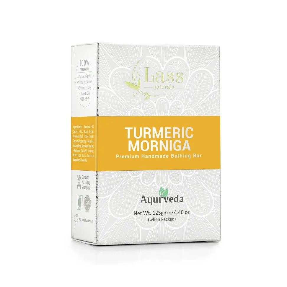 Lass Naturals Turmeric Morniga Premium Handmade Bathing Soap