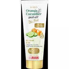 Lord's Orange and Cucumber Peel Off face pack