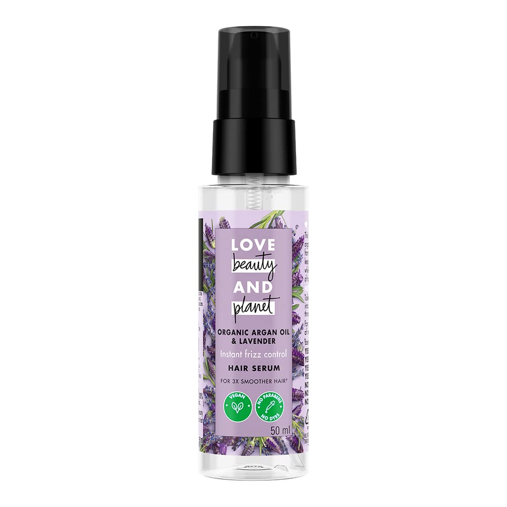 Love Beauty and Planet Argan Oil & Lavender Hair Serum