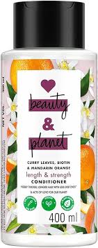 Love Beauty and Planet Curry Leaves, Biotin & Mandarin Paraben Free conditioner