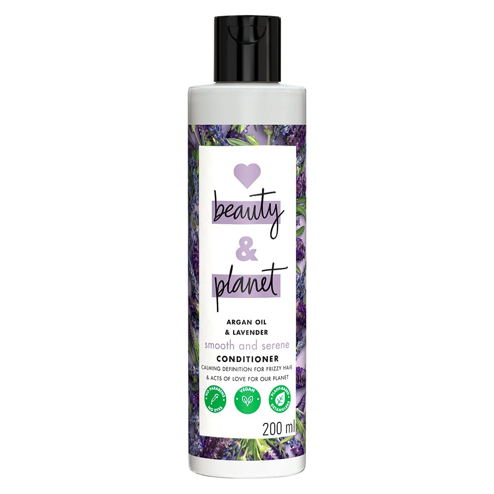 Love Beauty and Planet Natural Argan Oil & Lavender Paraben Free Anti-Frizz Conditioner