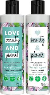 Love Beauty and Planet Onion, Black Seed & Patchouli Hairfall Control Shampoo & Conditioner Combo