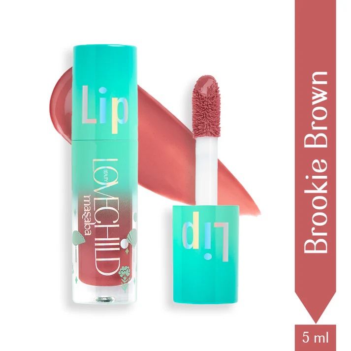Lovechild Masaba Brookie Brown - Lip Gelato Tinted Lip Oil (Brownish Pink)