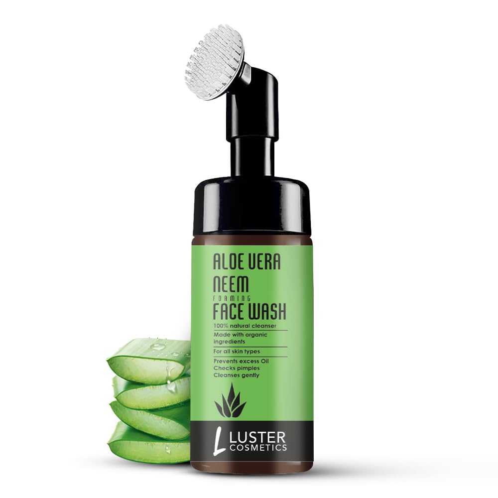 Luster Cosmetics Aloe Vera Neem Foaming Face Wash