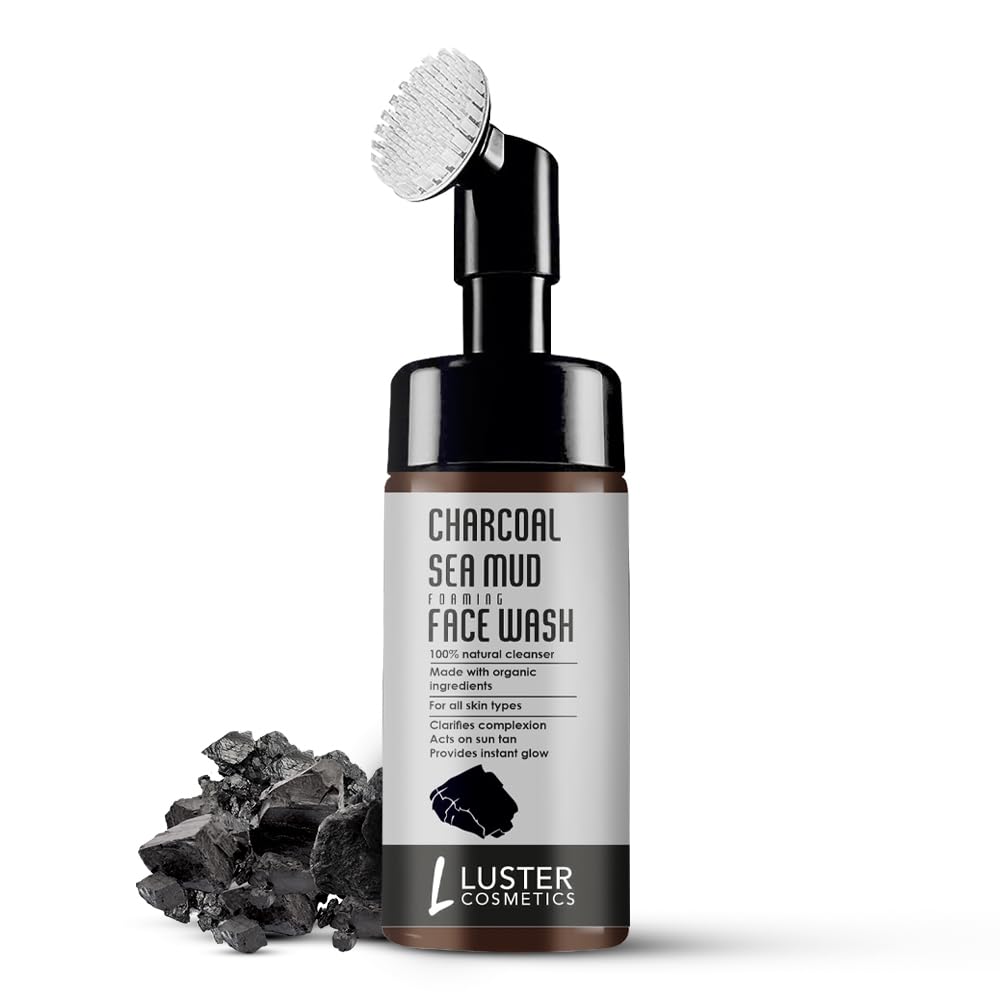 Luster Cosmetics Charcoal Sea Mud Foaming Face Wash