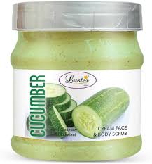 Luster Cosmetics Cucumber Face & Body Cream Scrub