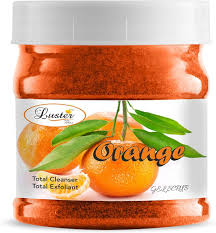 Luster Cosmetics Orange Face & Body Gel Scrub
