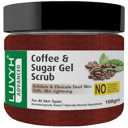 Luvyh Coffee and Sugar Gel Scrub