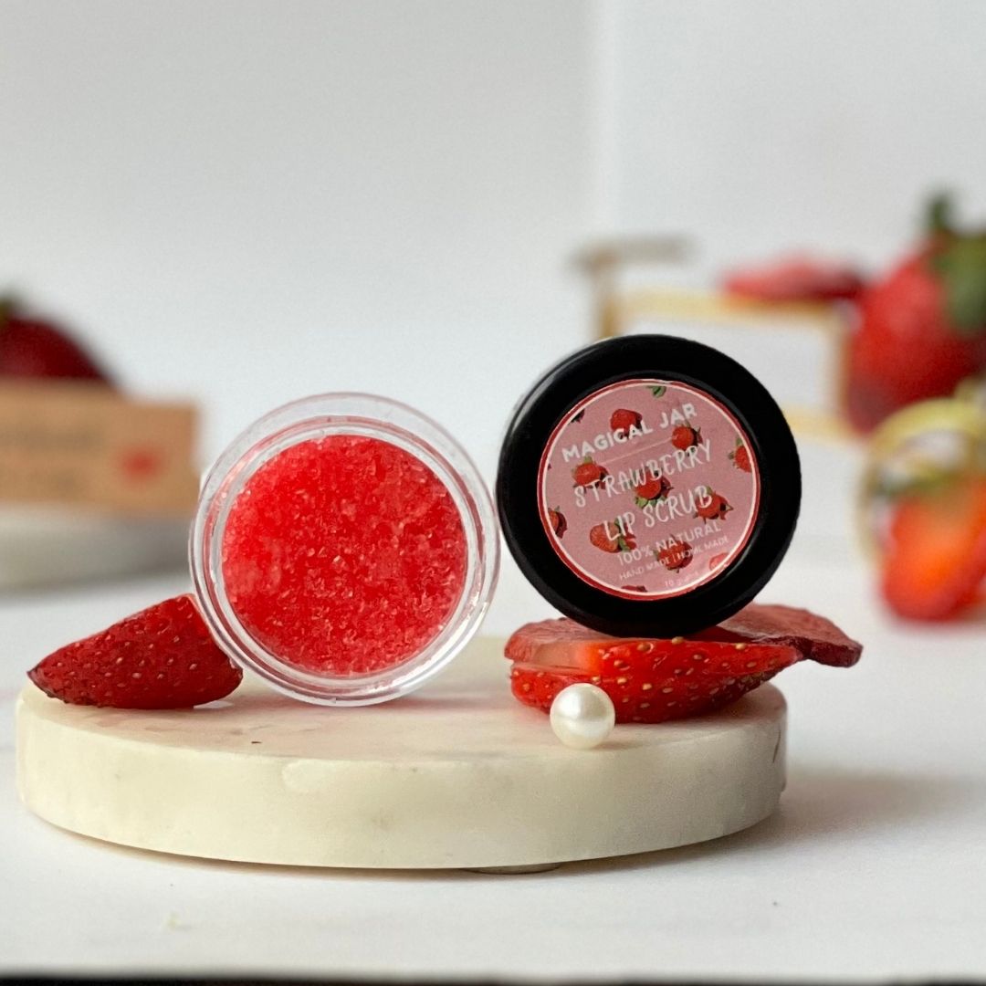 Magical Jar Strawberry Lip Scrub