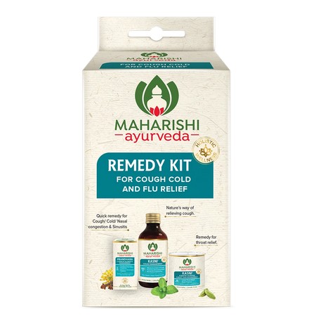 Maharishi Ayurveda Remedy Kit for Cough Cold and Flu