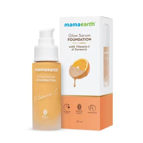 Mamaearth Glow Serum Foundation-Creme Glow