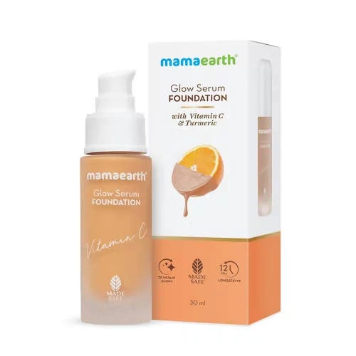 Mamaearth Glow Serum Foundation - Toffee Glow
