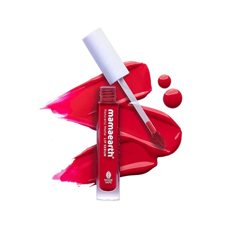 Mamaearth Naturally Matte Lip Serum-Beet it Red 