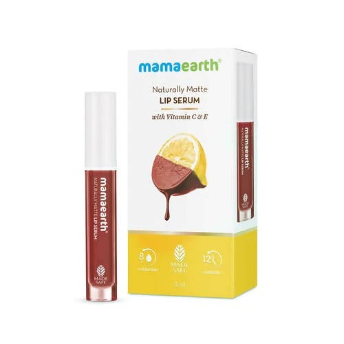 Mamaearth Naturally Matte Lip Serum-Caramel Nude