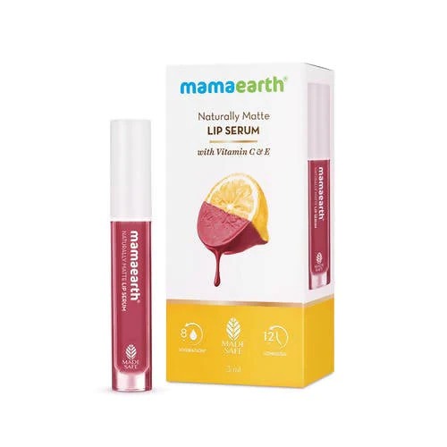 Mamaearth Naturally Matte Lip Serum Rosy Nude