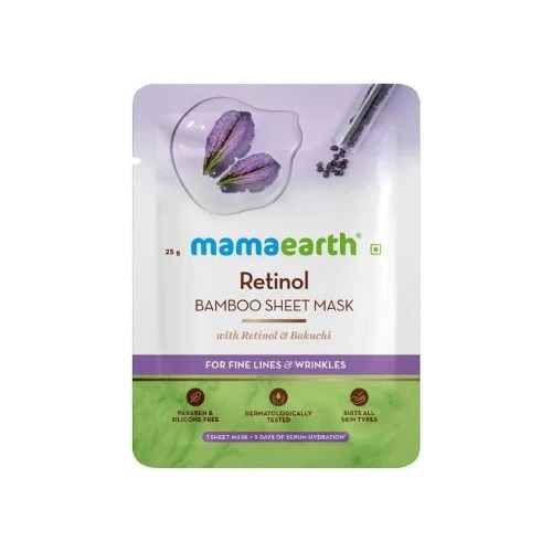 Mamaearth Retinol Bamboo Sheet Mask 
