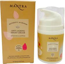 Mantra Herbal Anti-Ageing Night Cream Bakuchiol & Saffron
