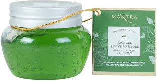 Mantra Herbal Face Gel Revive & Restore Pure Aloe, Neem & Cucumber