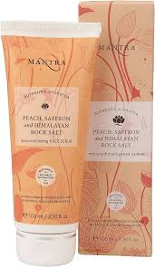 Mantra Herbal Peach, Saffron and Himalayan Rock Salt Micro Exfoliating Face Scrub
