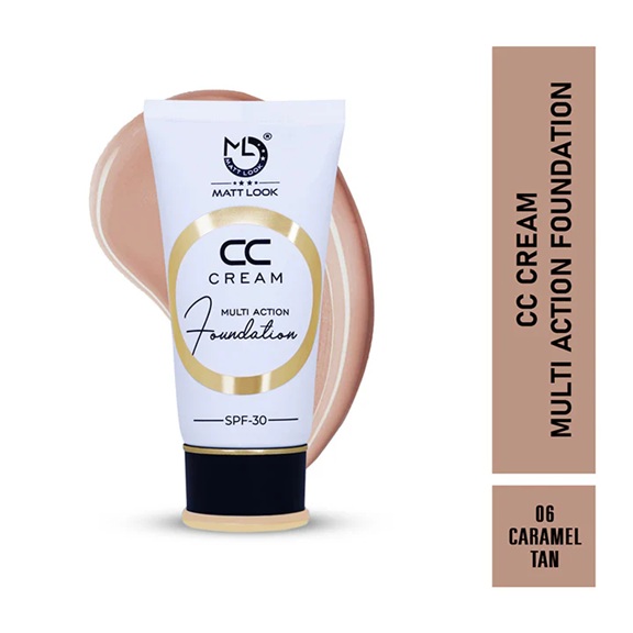 Mattlook CC Cream Multiaction Foundation - Caramel Tan CC02