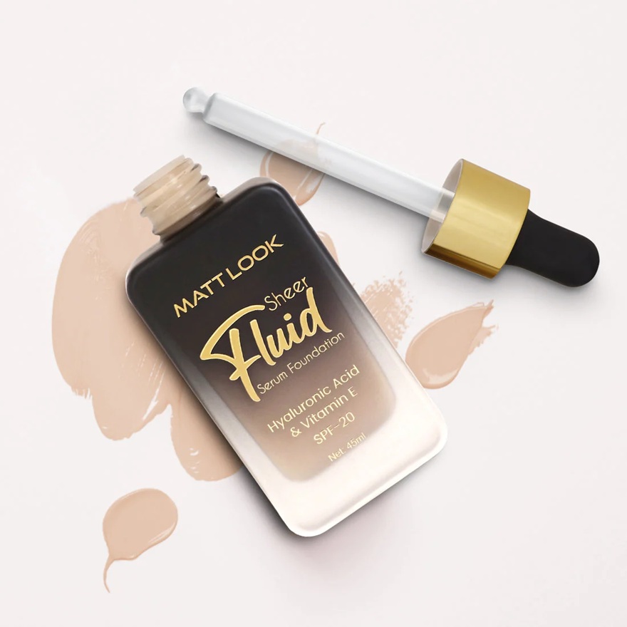 Mattlook Sheer Fluid Serum Foundation - 06 Toasted Wheat
