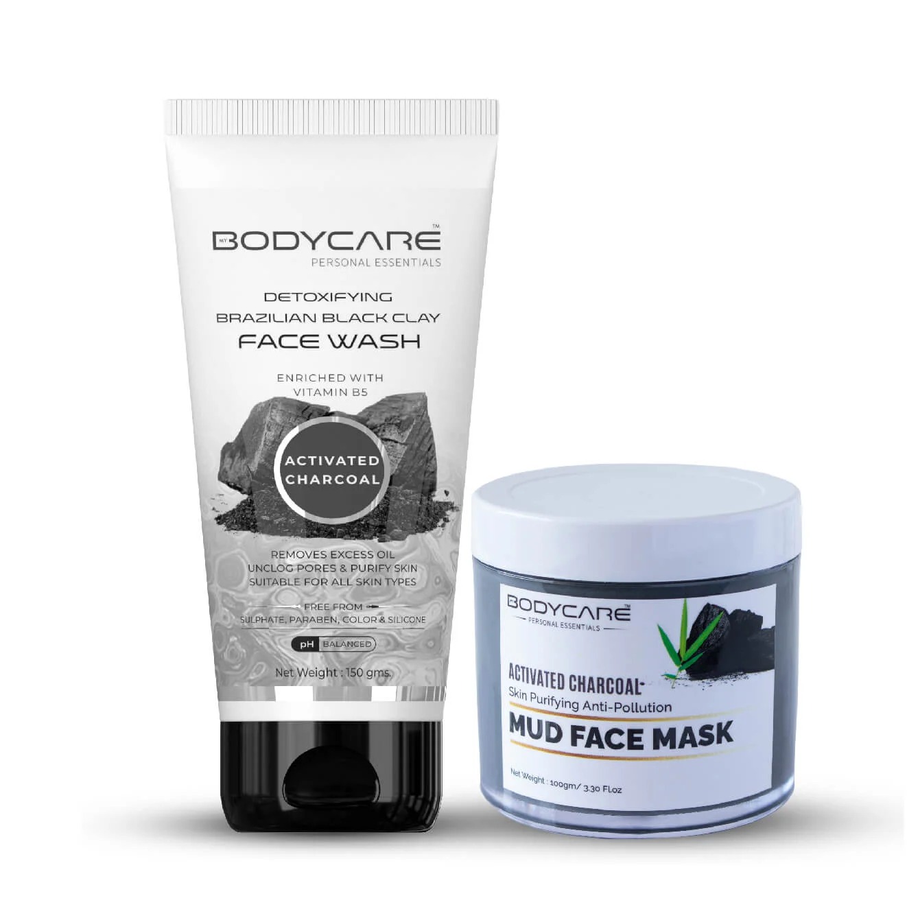 My Body Care Activated Charcoal Face Care Combo