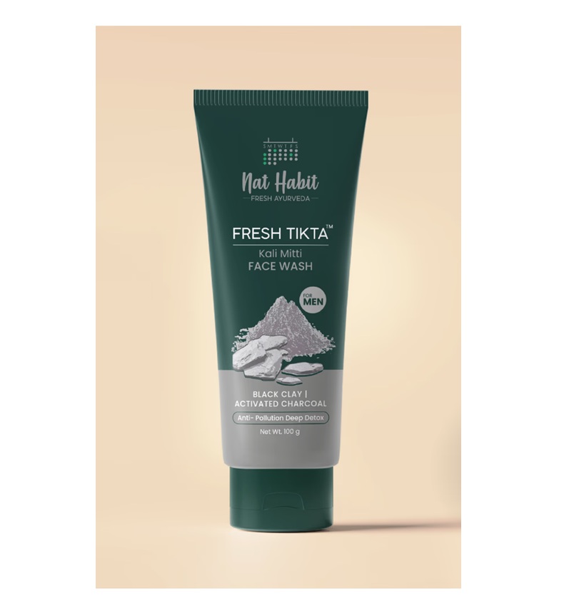 Nat Habit Kali Mitti Tikta Men's Face Wash