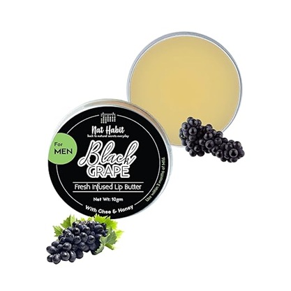 Nat Habit Men's Black Grape Lip Butter