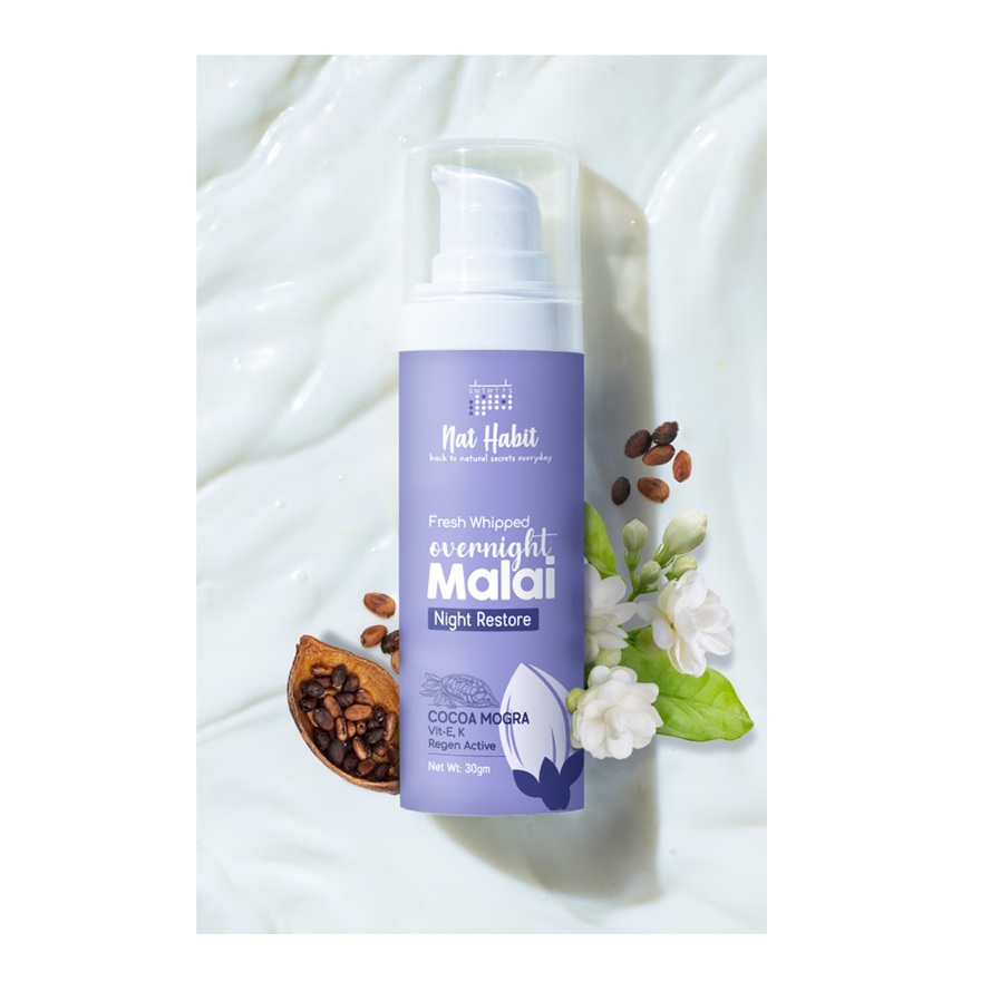 Nat Habit Overnight Face Malai - Deep Night Restore