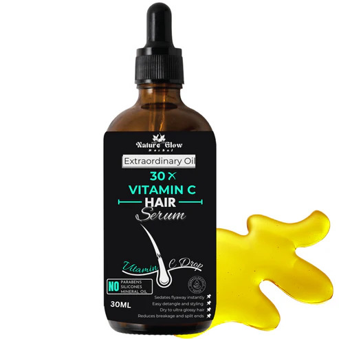 Nature Glow Herbal 30X Vitamin C Drop Hair Serum