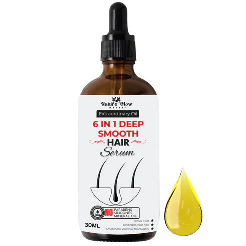 Nature Glow Herbal  6-in-1 Deep Smooth Hair Serum