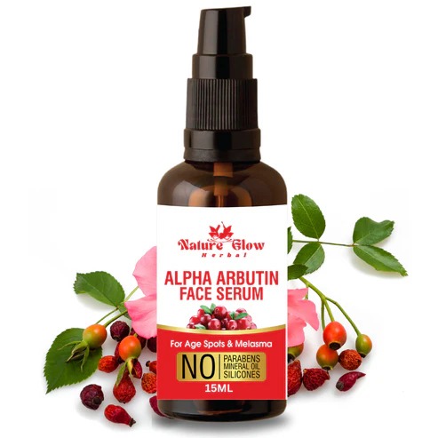 Nature Glow Herbal Alpha arbutin Face Serum