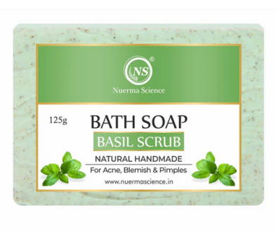 Nuerma Science Basil Scrub Bath Soap