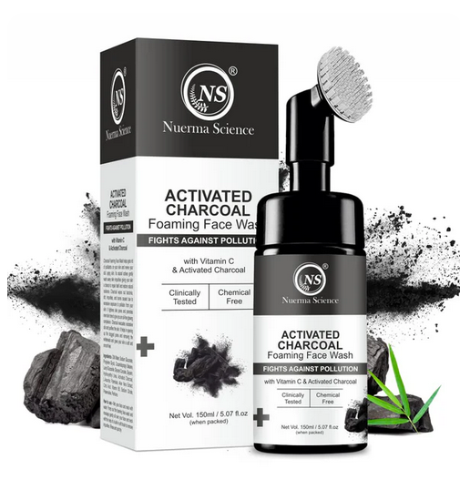 Nuerma Science Charcoal Foaming Face Wash