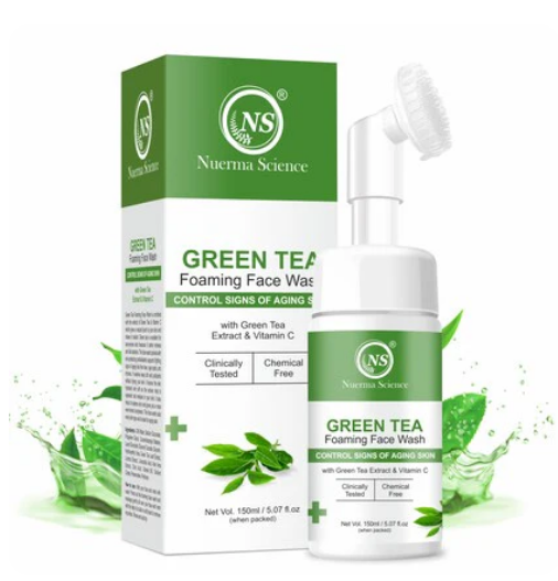 Nuerma Science Green Tea Foaming Face Wash