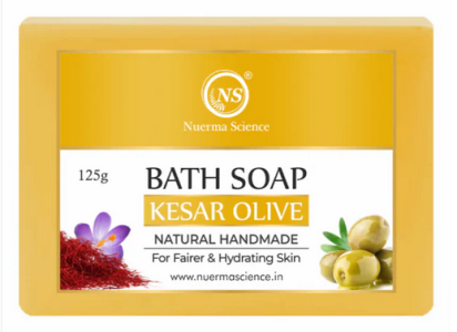 Nuerma Science Kesar Olive Bath Soap