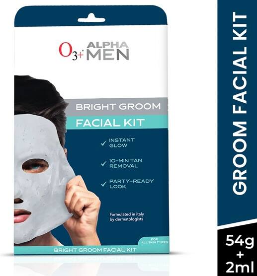 O3+ Alpha Men Bright Groom Facial Kit