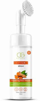 OG Beauty Natural Exfolia Ubtan Foaming Face Wash