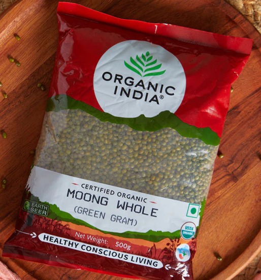 Organic India Moong Whole Green Gram