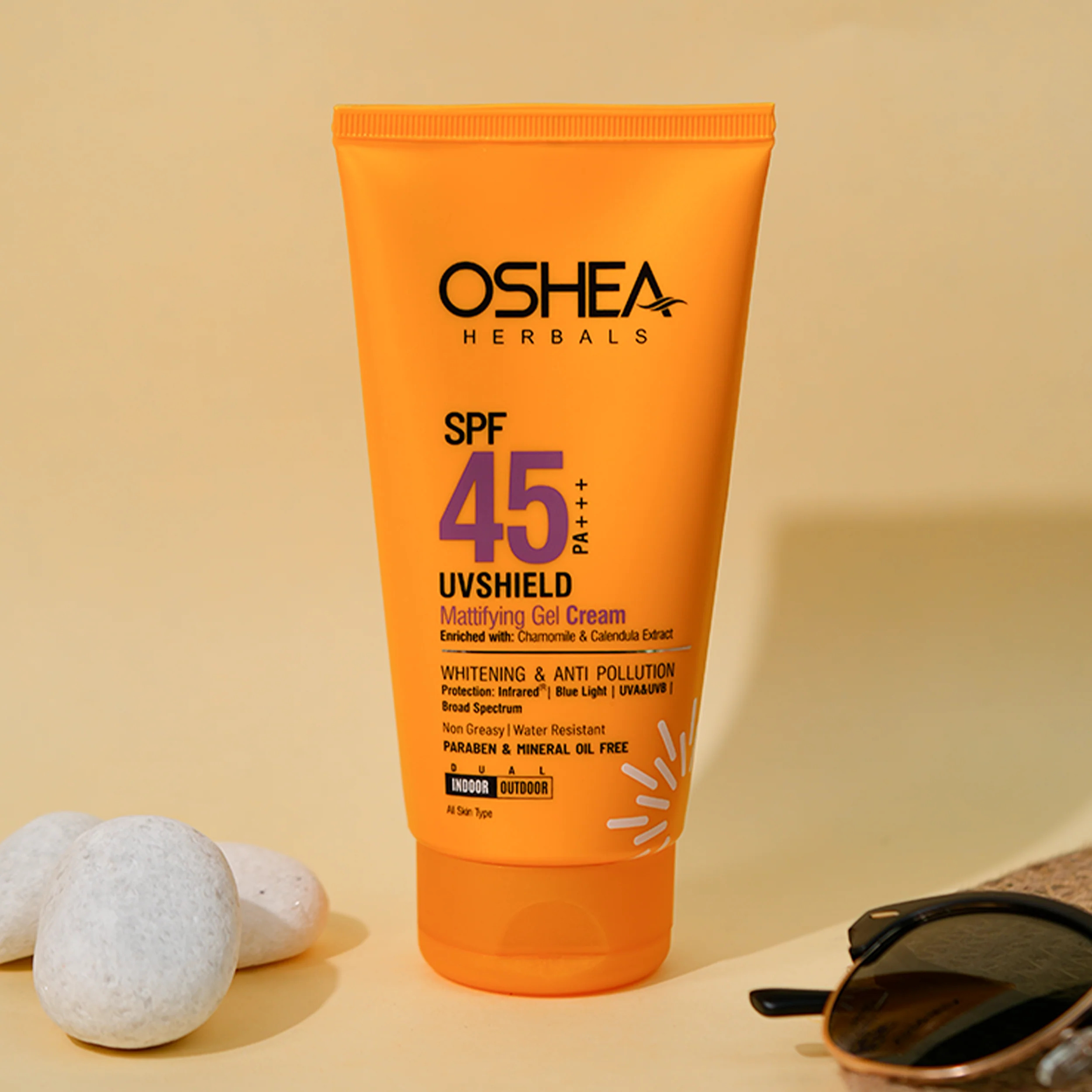 Oshea Herbals UVShield Mattifying Gel Sunscreen Cream SPF 45 PA