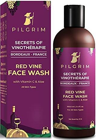 Pilgrim Red Vine Face Wash with Vitamin C