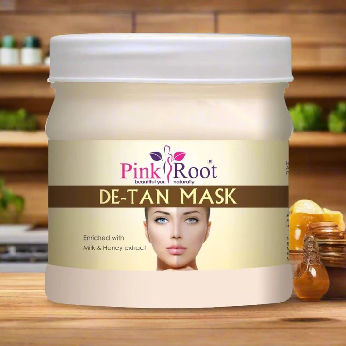 Pink Root DeTan Face and Body Mask