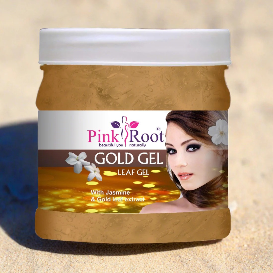 Pink Root Gold Gel With Jasmine & Gold leaf extract
