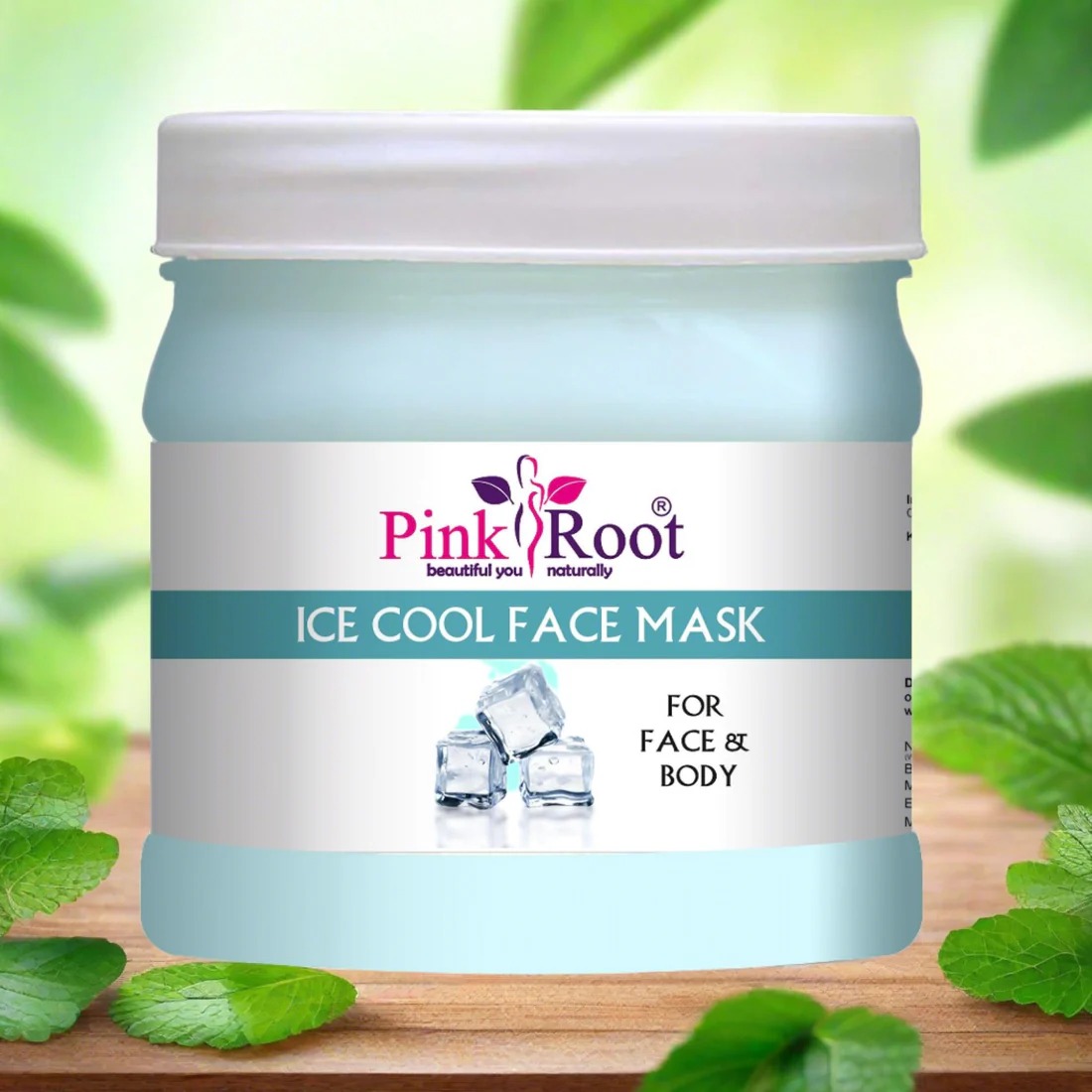 Pink Root Ice Cool Face Mask