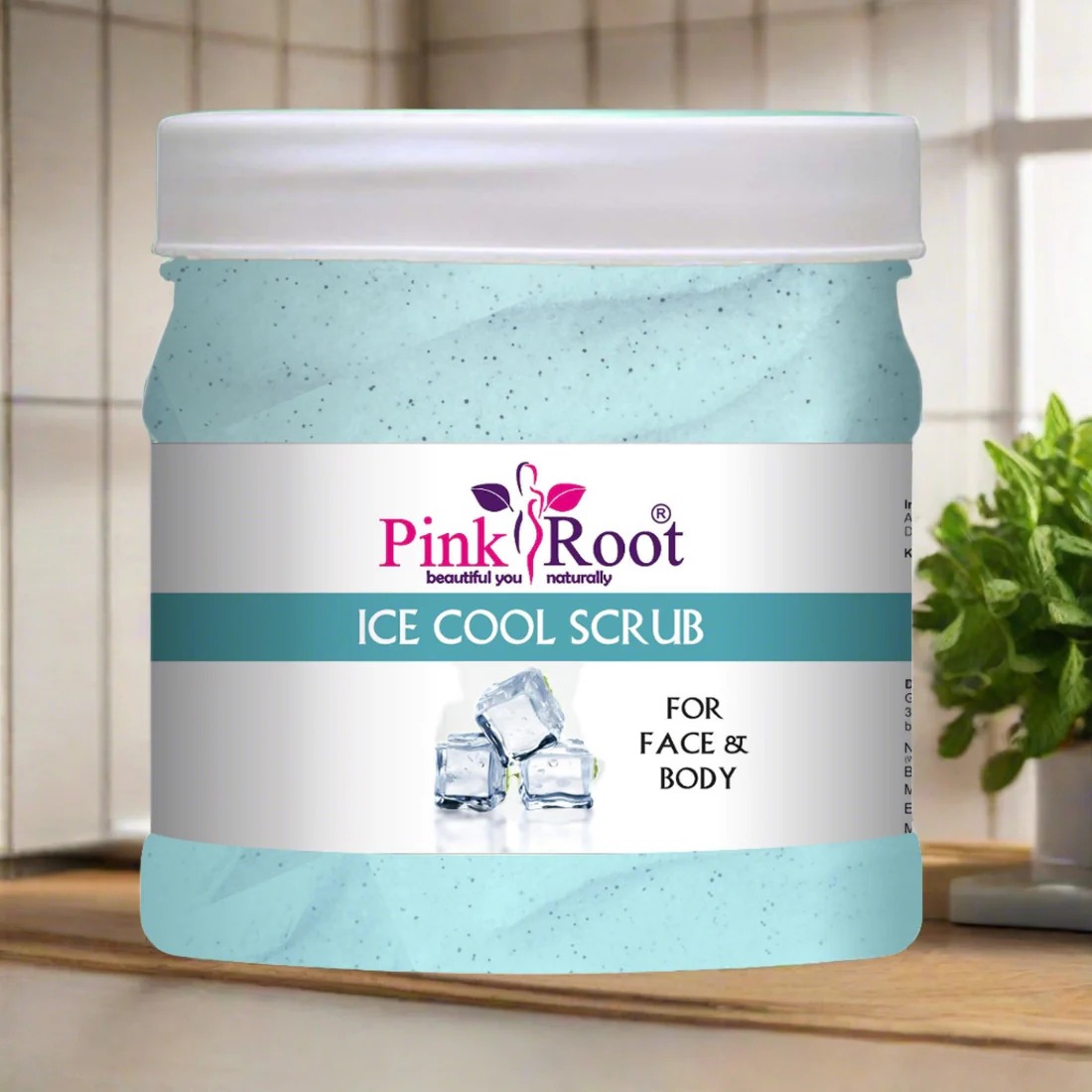Pink Root Ice Cool Facial Scrub