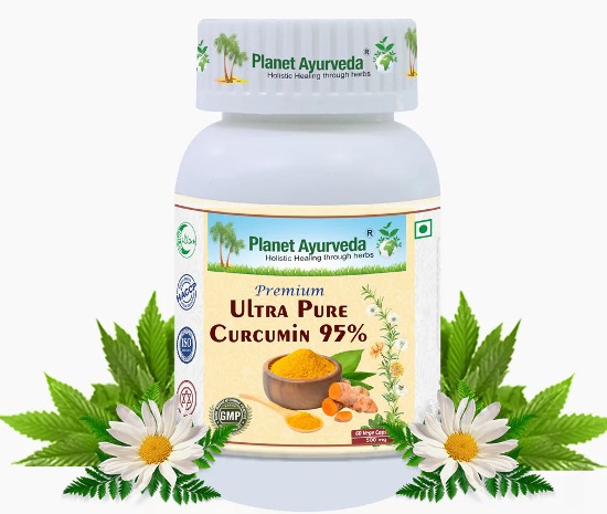 Planet Ayurveda Premium Ultra Pure Curcumin 95% Capsules