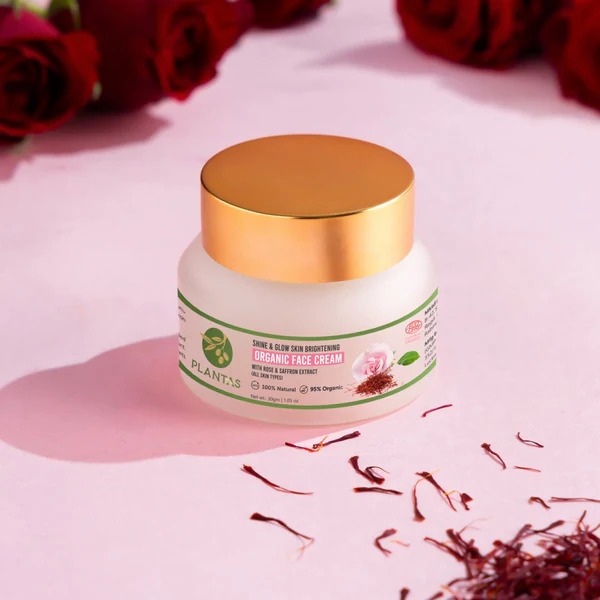 Plantas Organic Face Cream - Shine & Glow Skin Brightening