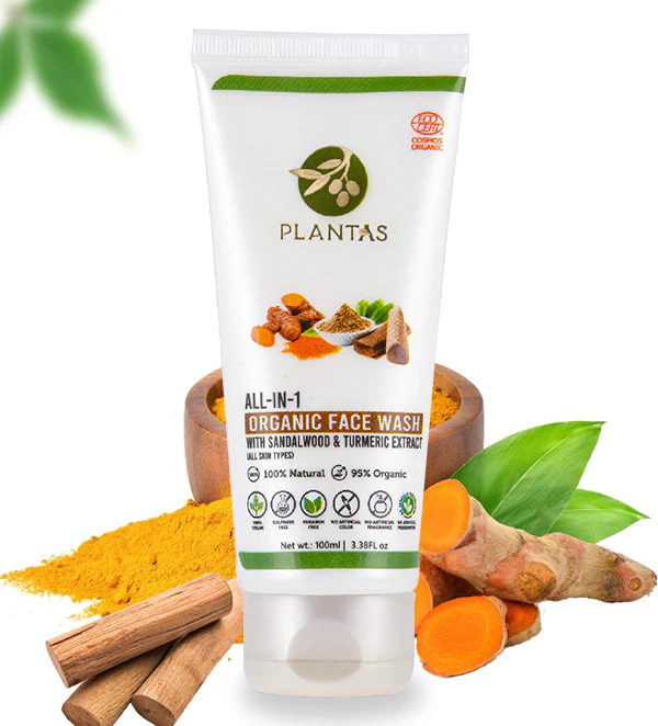 Plantas Organic Face Wash - All In 1