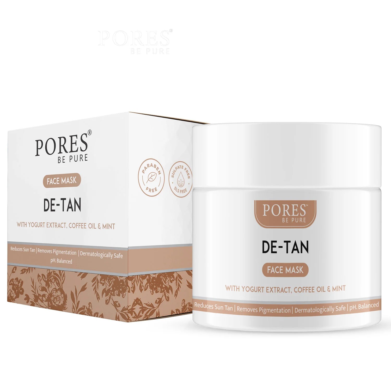 Pores Be Pure De-Tan Face Mask